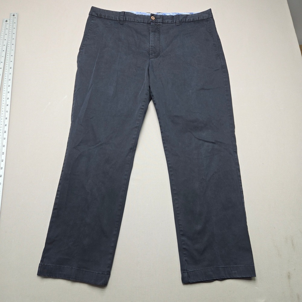 Tommy Bahama Chino Pants Boracay Straight Leg Stretch Navy Blue Mens 38x30
